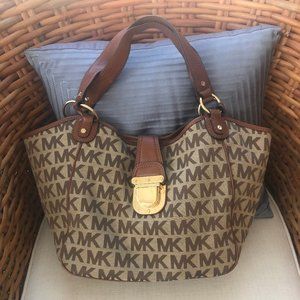 Michael Kors Charlton Canvas & Leather Tote